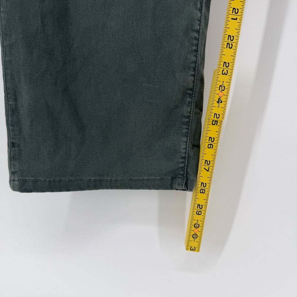 34 Heritage Mens 36x28 Charisma Comfort Straight Leg Pants Olive Green Chino - Picture 12 of 12